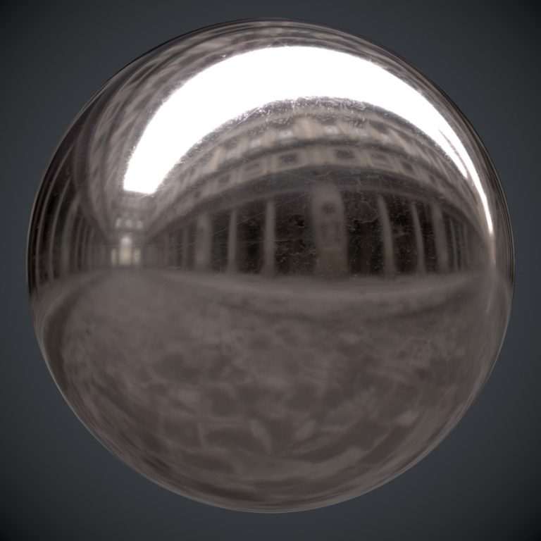 Scuffed Titanium PBR Metal Material