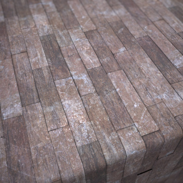 Old Abandoned Building Wood Plank Flooring PBR Material #4 - Free PBR