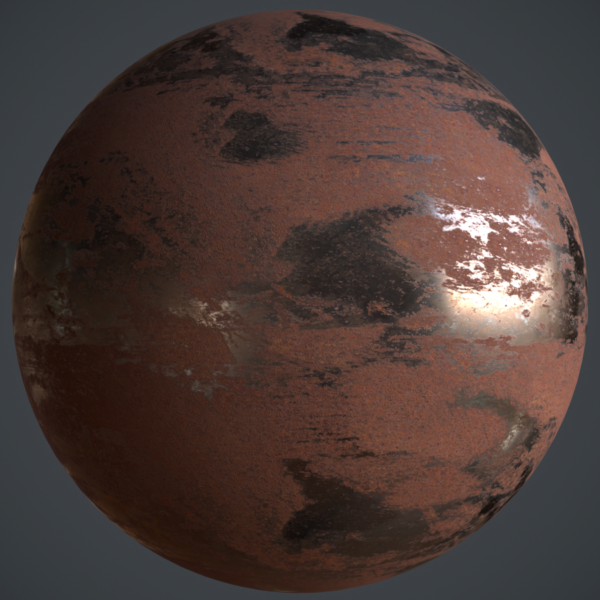 Rusted Iron PBR Metal Material