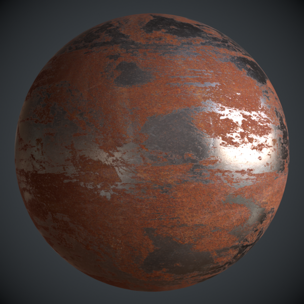 Rusted Iron PBR Metal Material Alt
