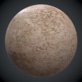 Dirty Slightly Pitted Concrete PBR Material