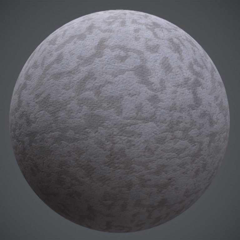 Flat Textured Limestone PBR Material