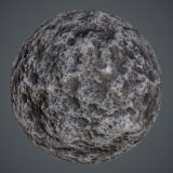 Cratered Rock PBR Material