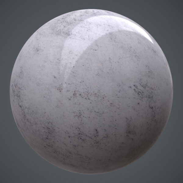 Polished Speckled Marble Top PBR Material