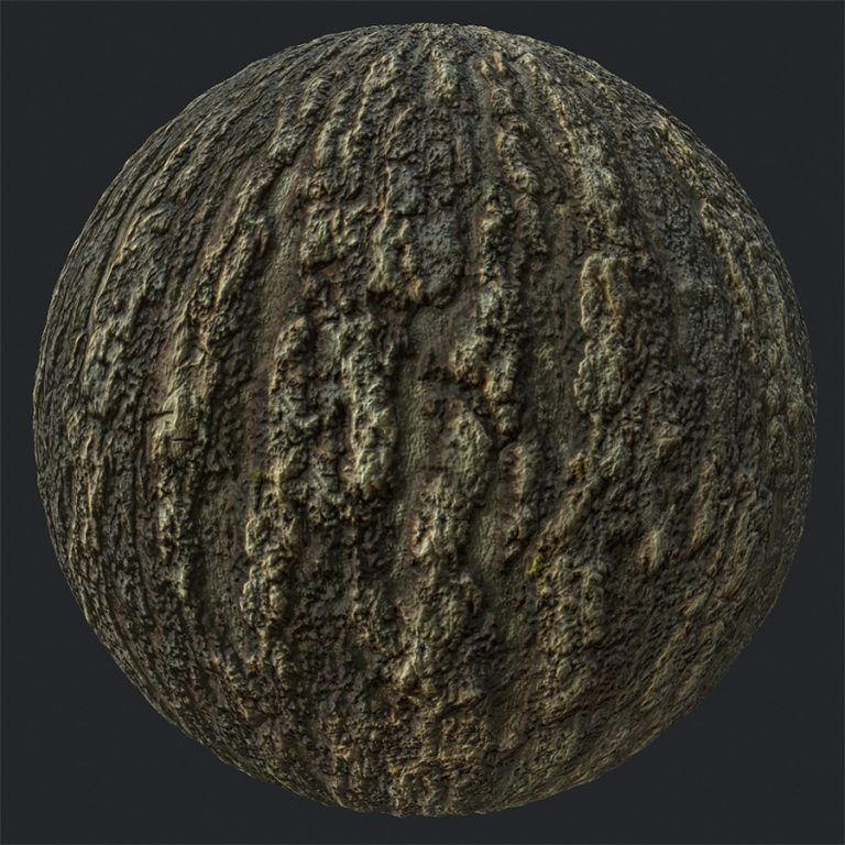 Old Tree Bark PBR Material