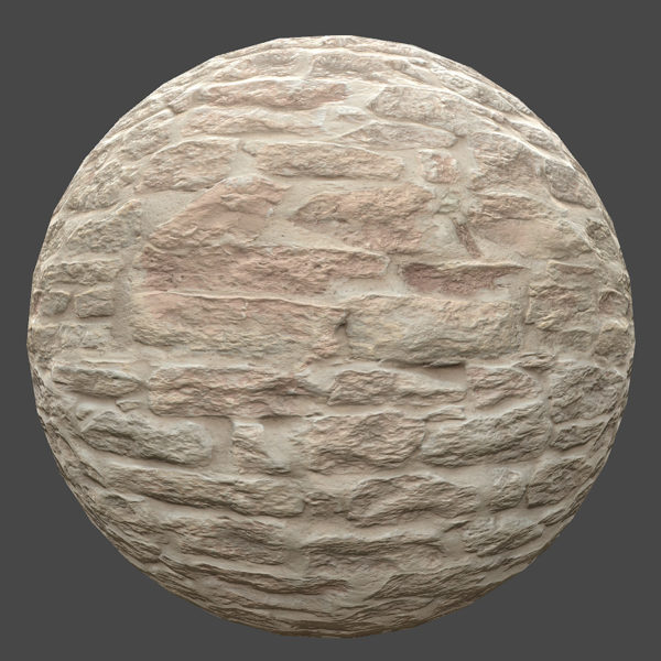 Old Stone Wall PBR Material