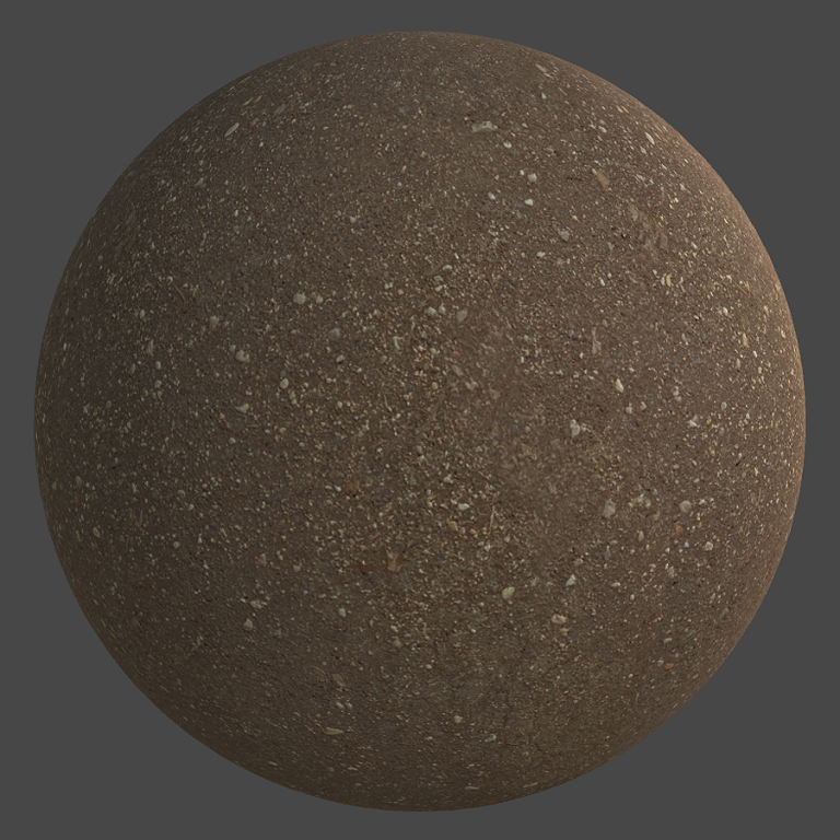 Sandy Dry Soil PBR Material