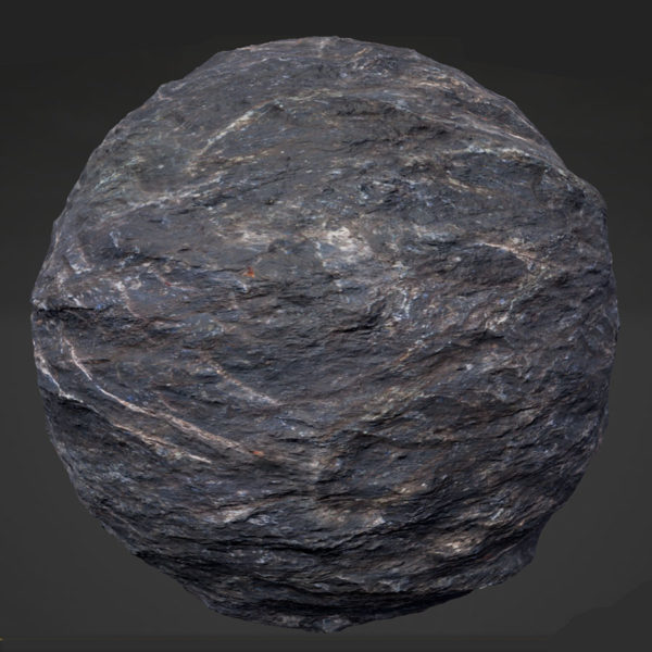 Slate Cliff Rock PBR Material