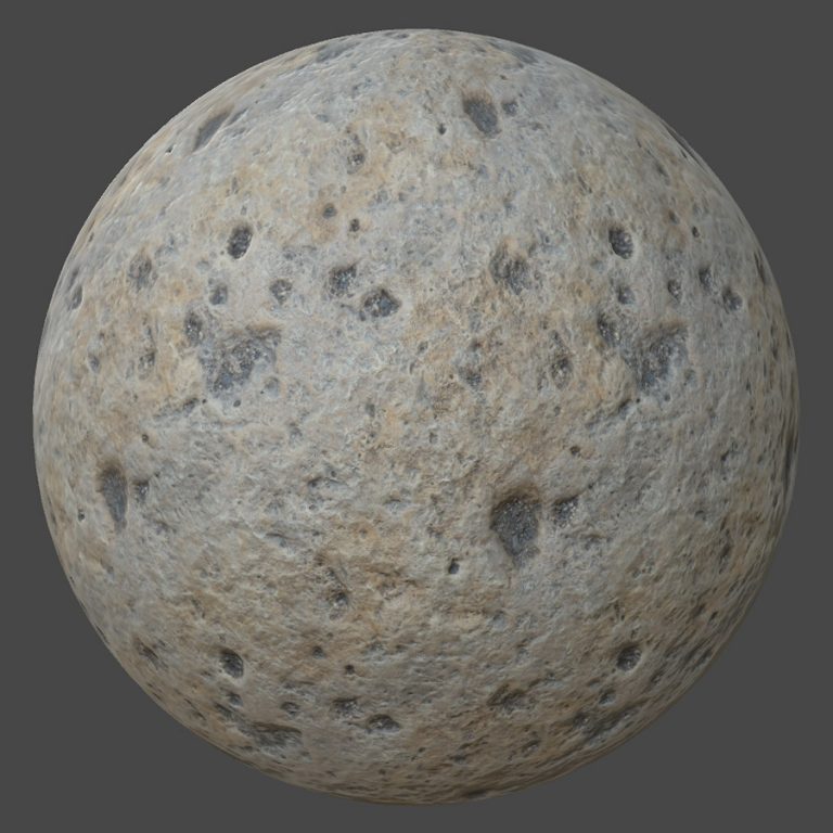 Limestone 3 Rock PBR Material