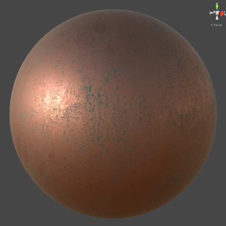 Oxidized Copper PBR Material