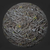 Twisted Branches PBR Material