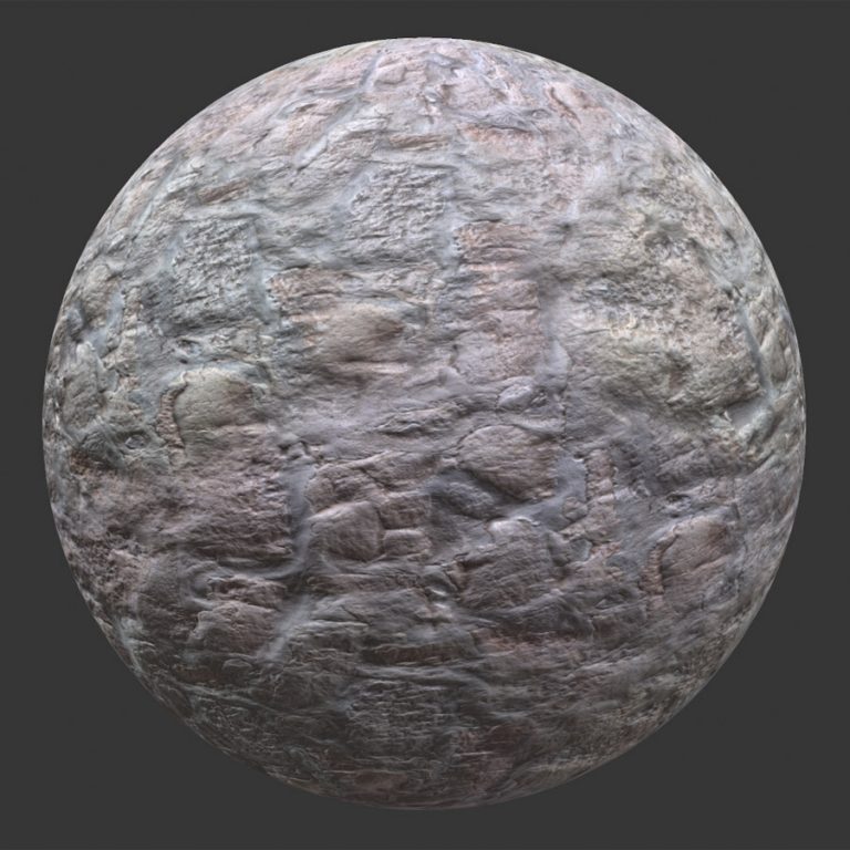 Worn Stonework PBR Material