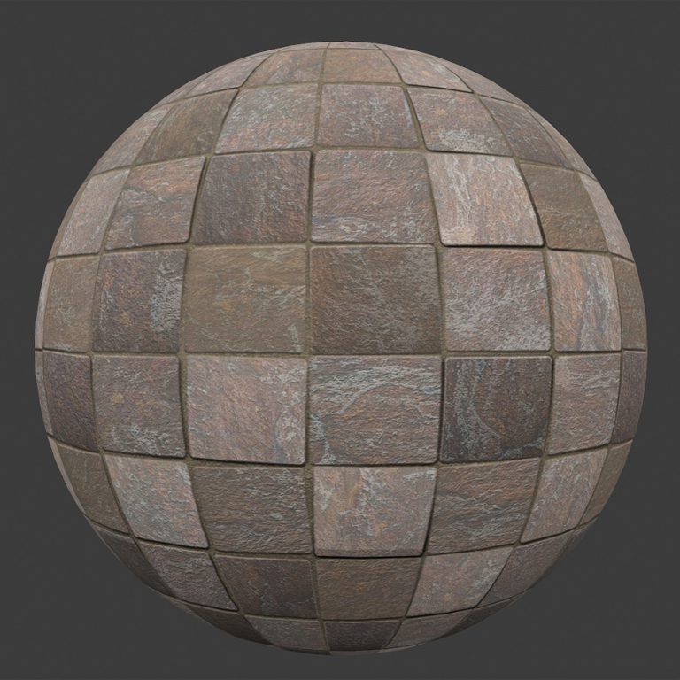 Stone Tile 4 PBR Material