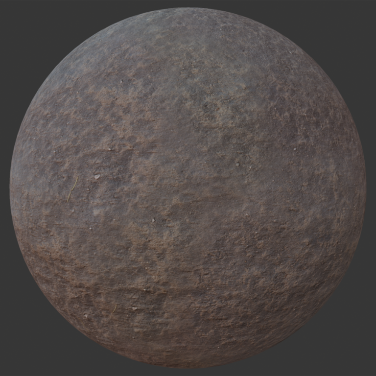 Rocky Worn Ground PBR Material