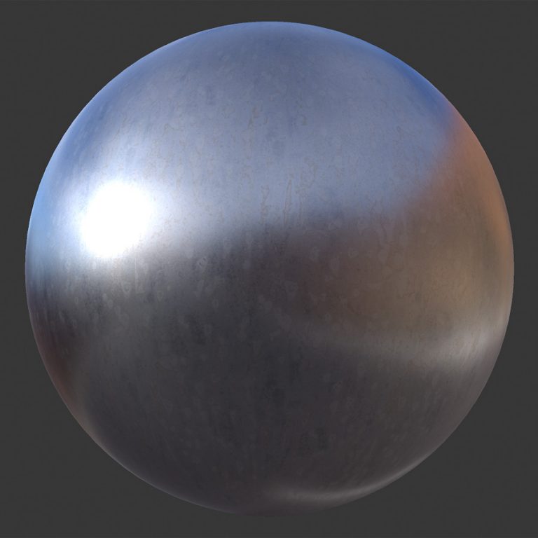 Streaked Metal 1 PBR Material