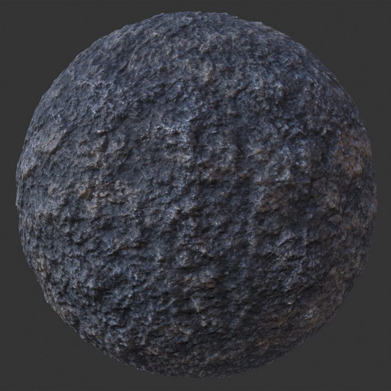 Worn Bumpy Rock PBR Material
