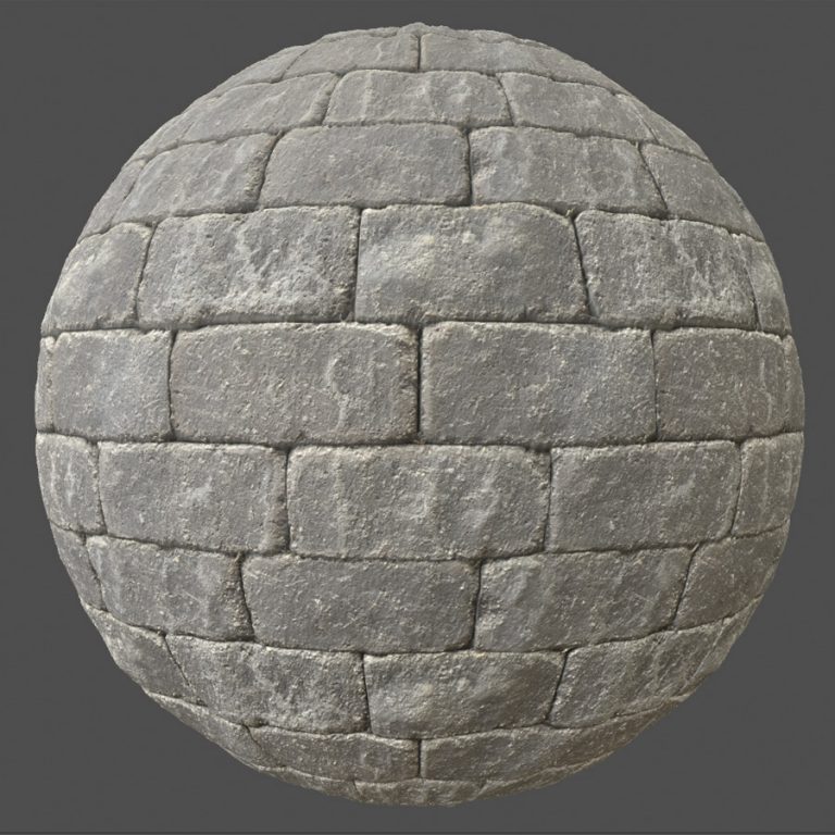 Gray Bricks 1 PBR Material
