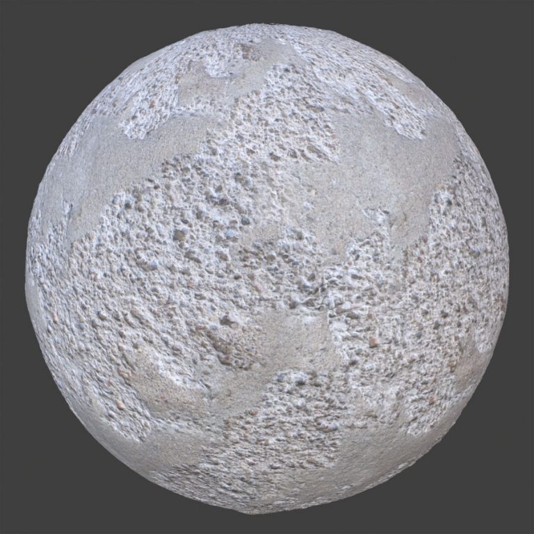 Broken Down Concrete 1 PBR Material