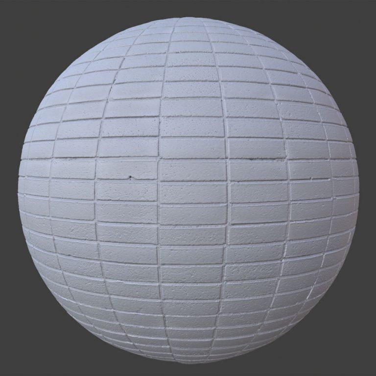 Painted Bricks 1 PBR Material