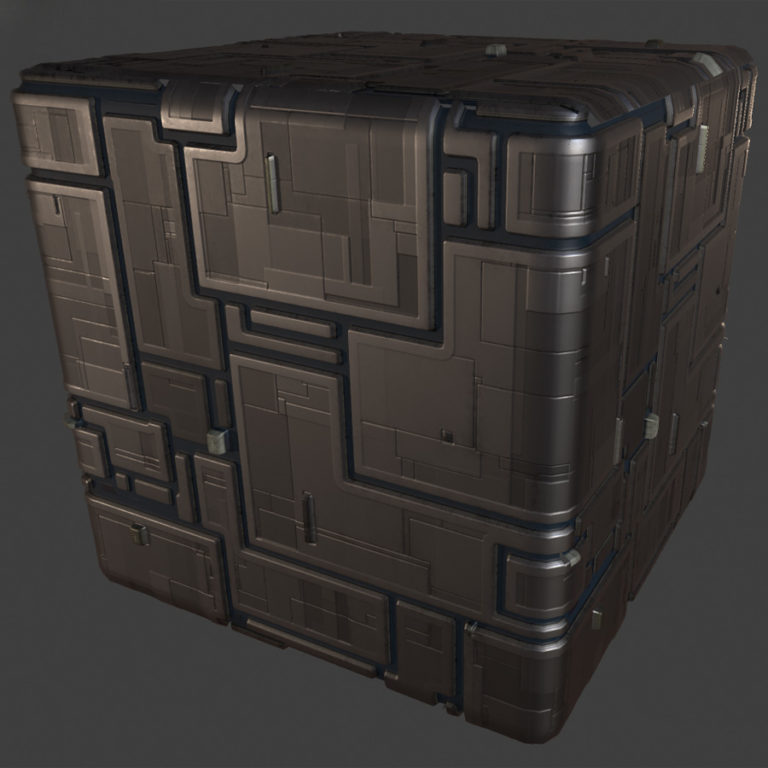 Futuristic Panels 1 PBR Material