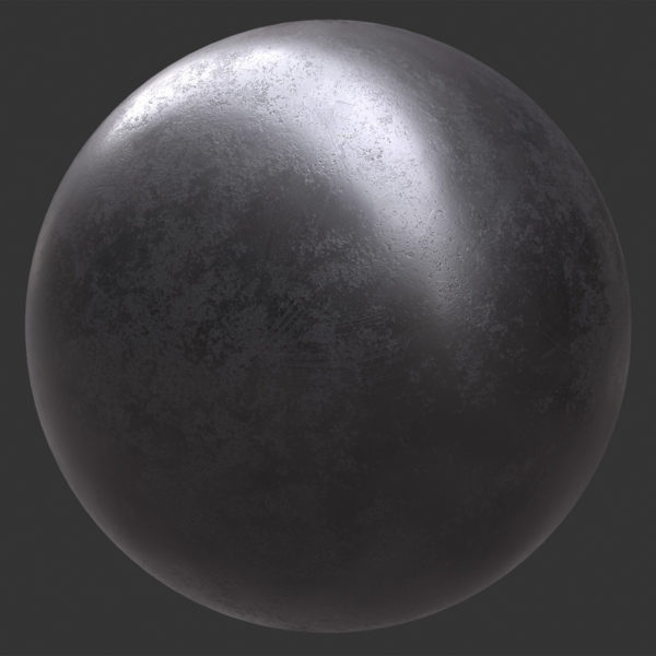 Pitted Metal 1 PBR Material