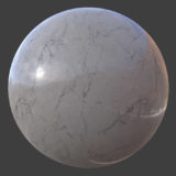 Stringy Polished Marble PBR Material
