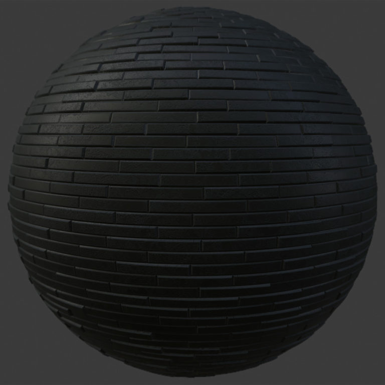 Industrial Narrow Brick PBR Material