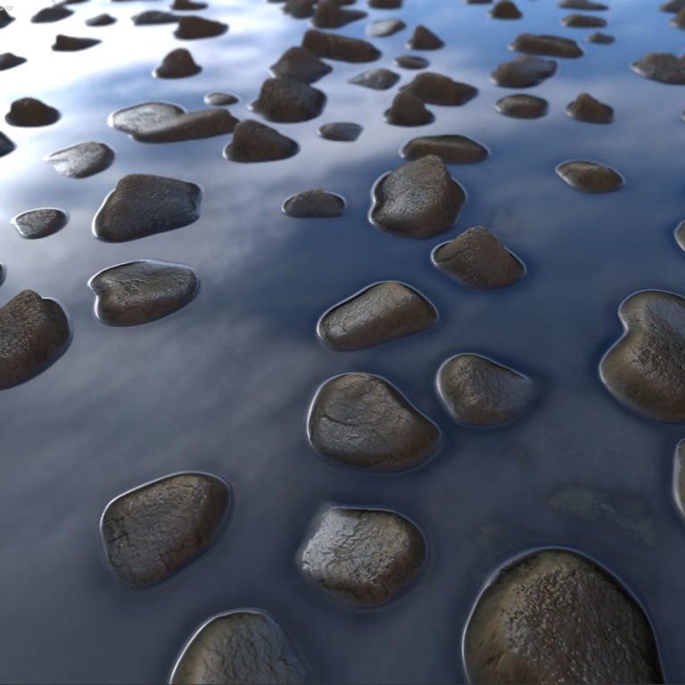 Rocky Shoreline PBR Material