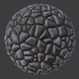 Stylized Cobble 3 PBR Material