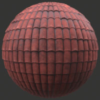 Clay Shingles 1 PBR Material