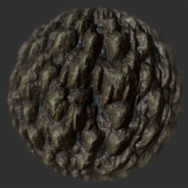 Wet Cave Walls 1 PBR Material