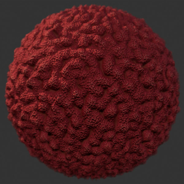 Red Coral 2 PBR Material