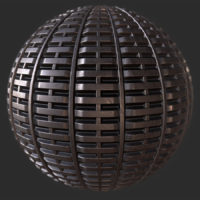 Vented Metal Panel 1 PBR Material