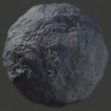 Dark Rough Rock 1 PBR Material
