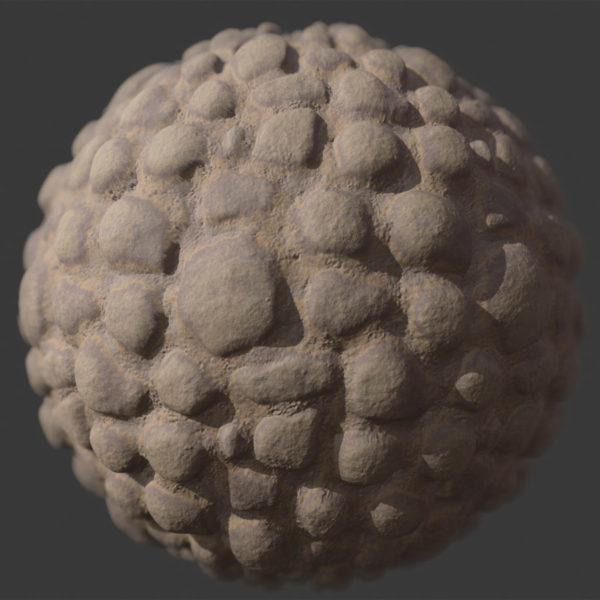 Dusty Cobble PBR Material