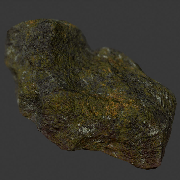 Mossy Rock Model 1 PBR