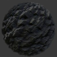 Blocky Rockface PBR Material Blocky Rockface PBR Material