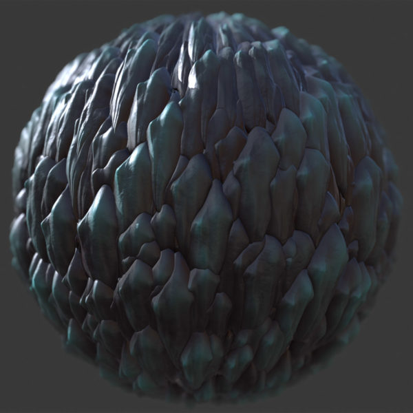 Stylized Cave Wall 1 PBR Material
