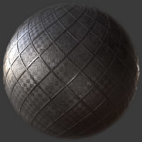 Framed Square Metal Pattern 1 PBR Material