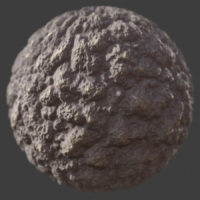Bumpy Rockface PBR Material