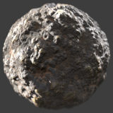 Jagged Rocky Ground PBR Material