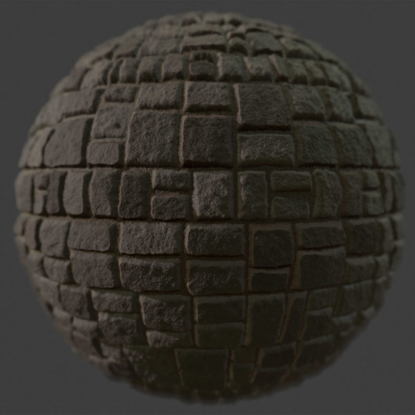 Stonework Wall PBR Material - Free Texture Download
