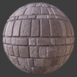 Wall Stonework with Sheen PBR Material