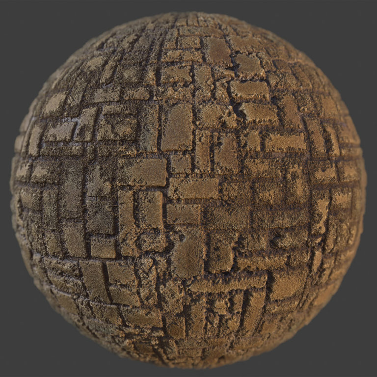Broken Down Stonework PBR Material