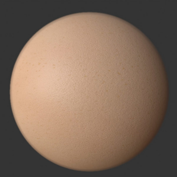 Human Freckled Skin 1 PBR Material