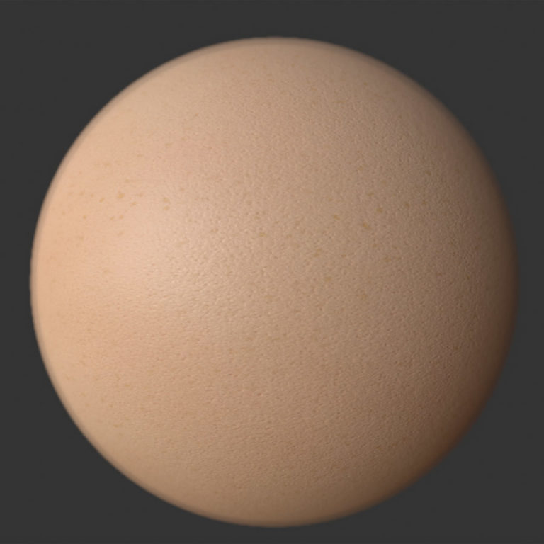 Human Freckled Skin 1 PBR Material
