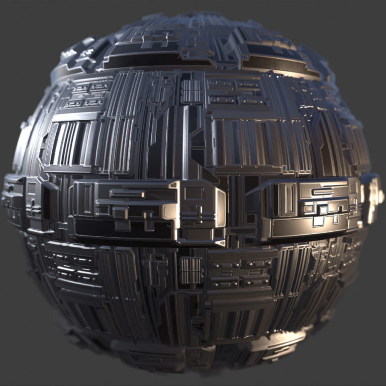 Spaceship Panels PBR Material
