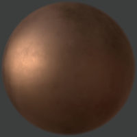 Dull Copper PBR Material