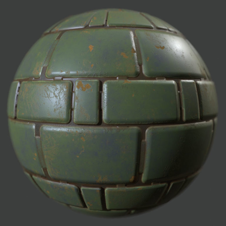 Worn Factory Siding PBR Material