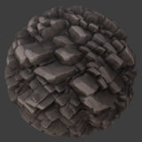 Angled Shale Cliff PBR Material